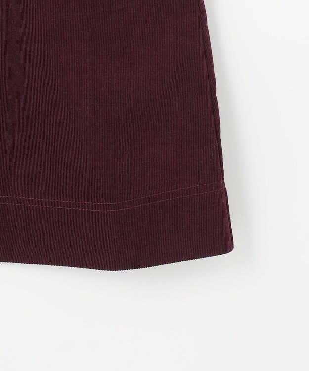 組曲 KIDS 【150-160㎝】コーデュロイ ワンピース ワイン系