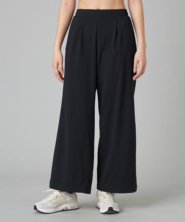 Chacott Chacott BALANCE EasyCare+ワイドパンツ ブラック