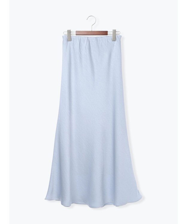 Te chichi ヴィンテージサテンナロースカート サックスブルー