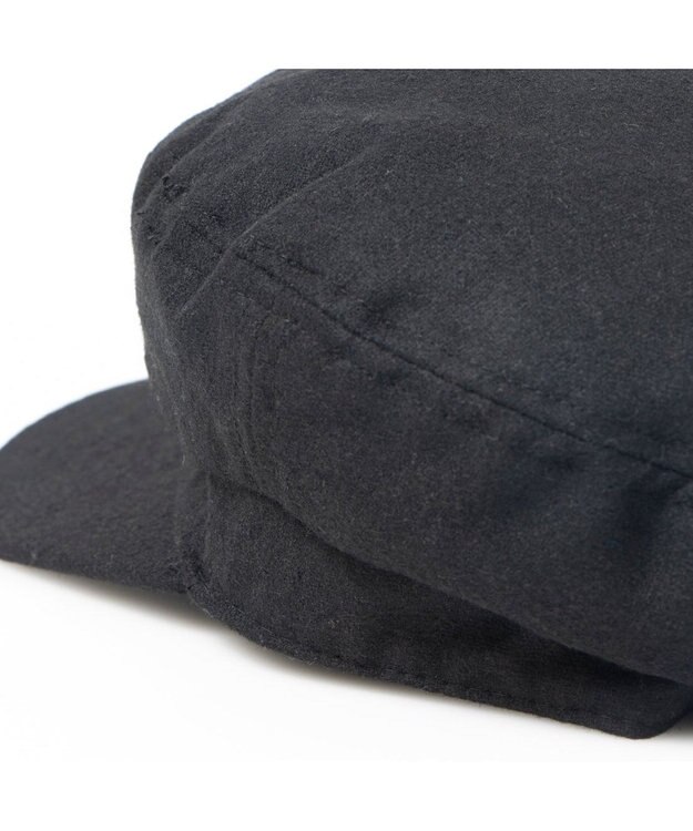 UNBILLION カシュネ cache nez / 起毛生地キャスケット ブラック