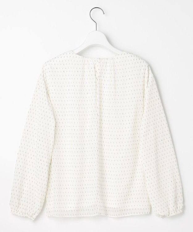 J.PRESS LADIES カットジャカードプリント カットソー オフベース系