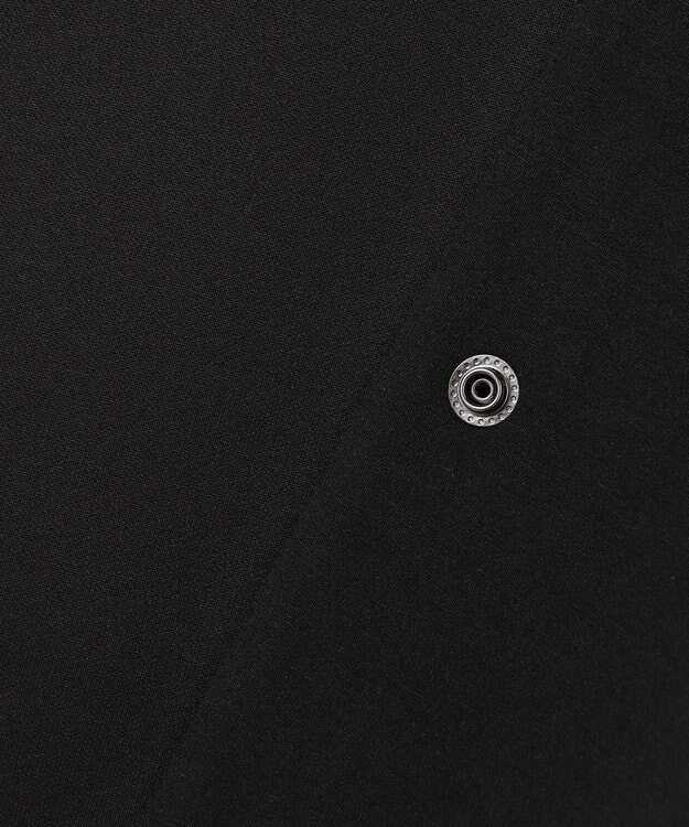 UNFILO BEAUTY FORM JERSEY スリーブレス ブルゾン ブラック