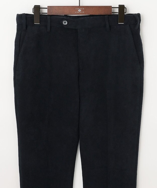 JOSEPH ABBOUD 【ウエストも伸びる】ソフティーヌストレッチ パンツ ブラック系