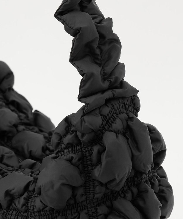 ANY SIS 【2WAY】キルティングドロストショルダー バッグ ブラック