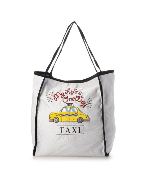 UNBILLION 【テレビ ドラマ着用アイテム】カシュカシュ cachecache / アソート柄刺繍トートバッグ アイボリー