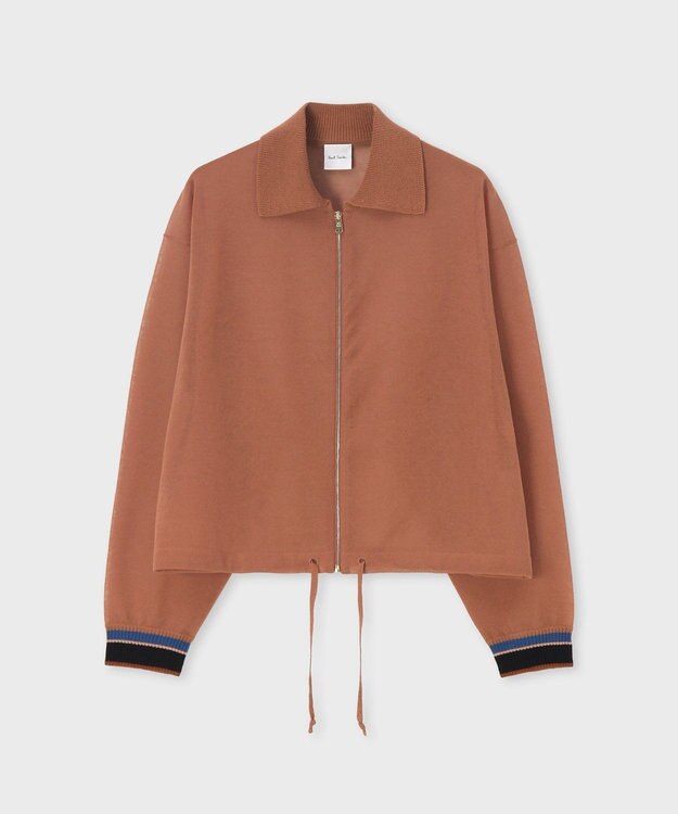 Paul Smith ドローストリング ジップアップブルゾン コーラル