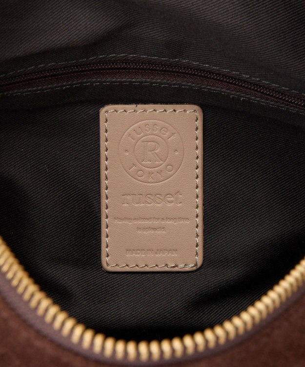 russet スエード2WAYミニボストンバッグ(CE-1570-WEB) D.Brown