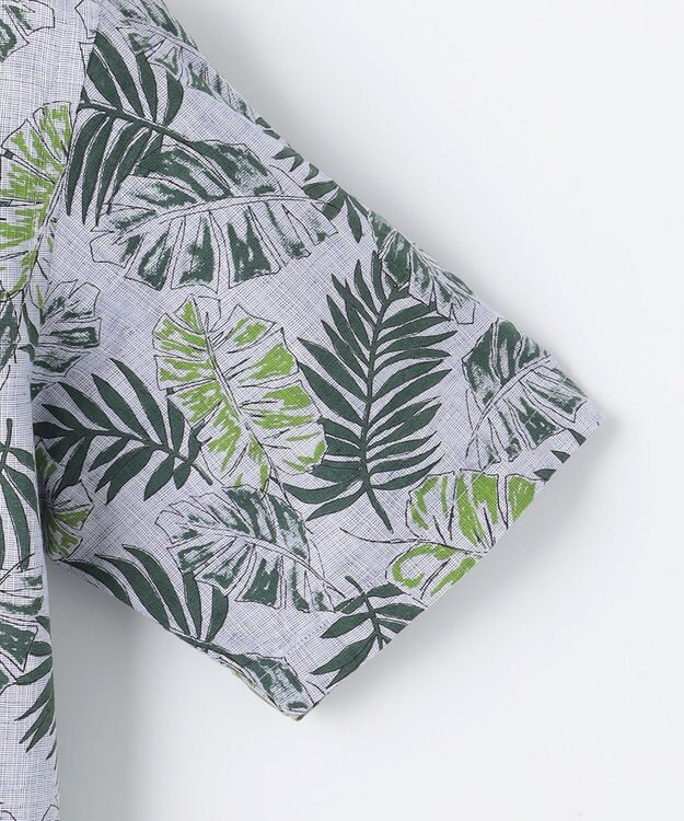 JOSEPH ABBOUD リヨセルリーフ 半袖シャツ カーキ系5