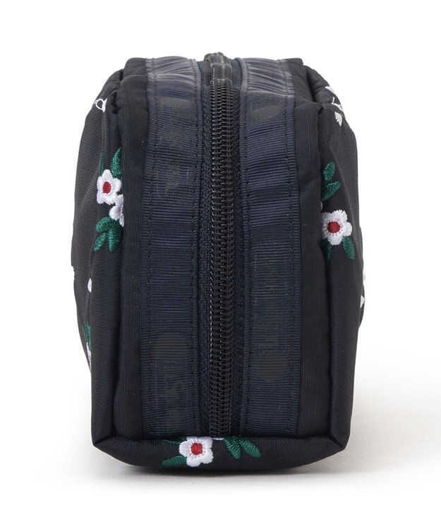 LeSportsac RECTANGULAR COSMETIC/フローラルラティスEMB フローラルラティスEMB