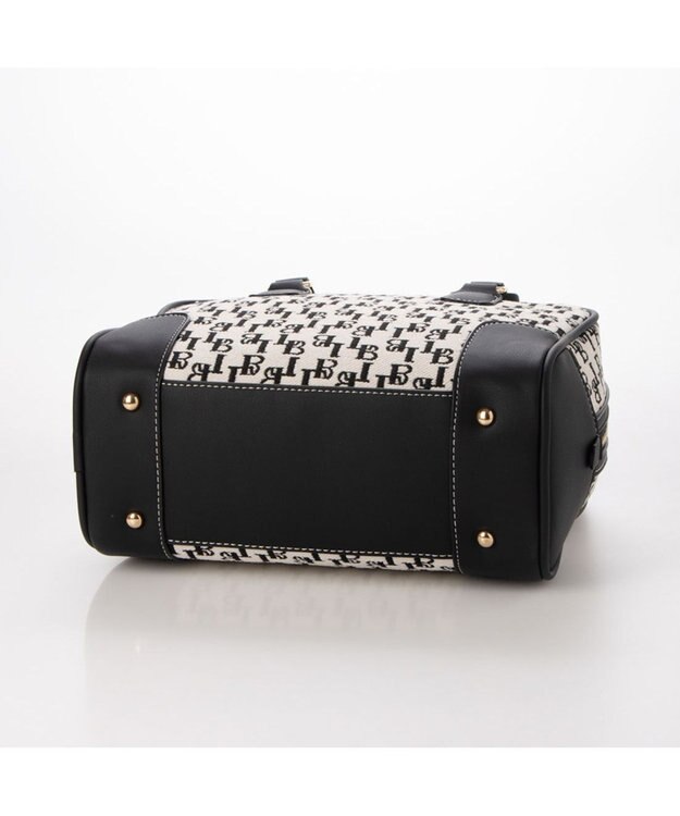 LA BAGAGERIE コットンクラシックミニボストン ブラック