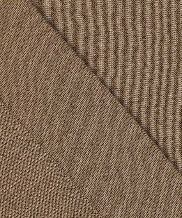 JOSEPH HOMME LIGHT MERIONS KNIT POLO LONG SLEEVE ベージュ系