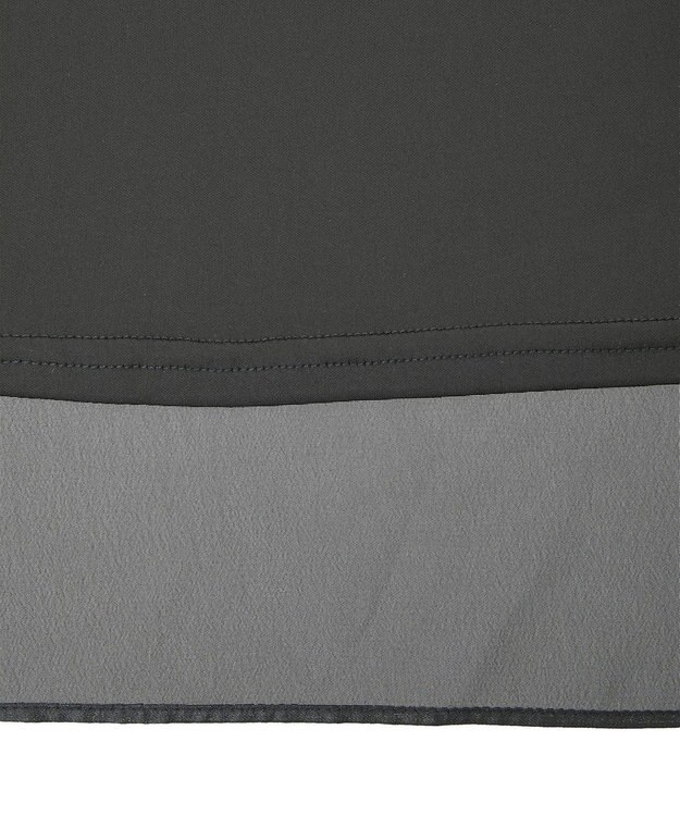 earth music&ecology シャイニーラッフルスカート Black