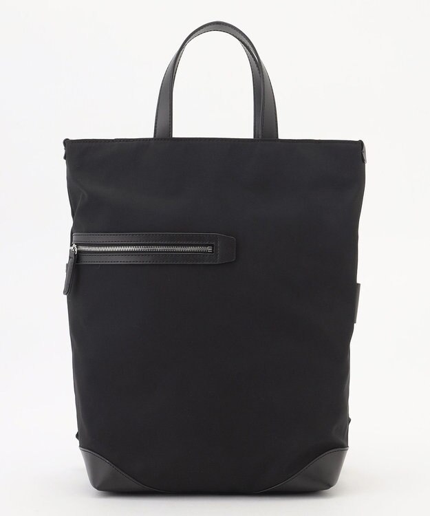 Y'SACCS アシメファスナーポケットリュック ブラック