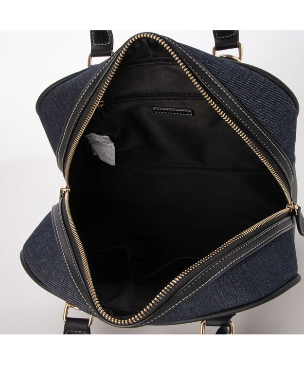LA BAGAGERIE コットンクラシックミニボストン インディゴデニム