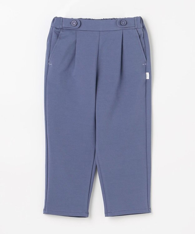 組曲 KIDS 【110-140㎝】ソフトストレッチテーパード パンツ アネモネブルー