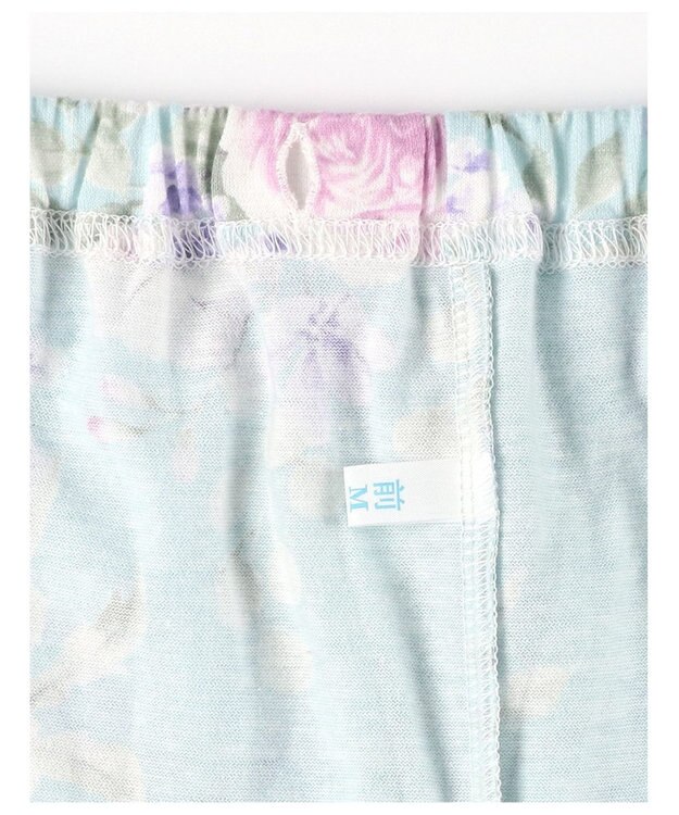 Wing パジャマ 長袖 長ズボン 綿100%(本体) 天竺素材 レディース EP7045 ウイング／ワコール サックス