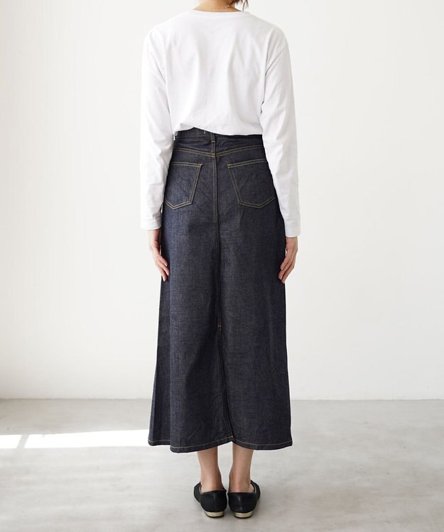 woadblue 人気NO.1 デニムスカート リジッドブルー RIGIDBLUE