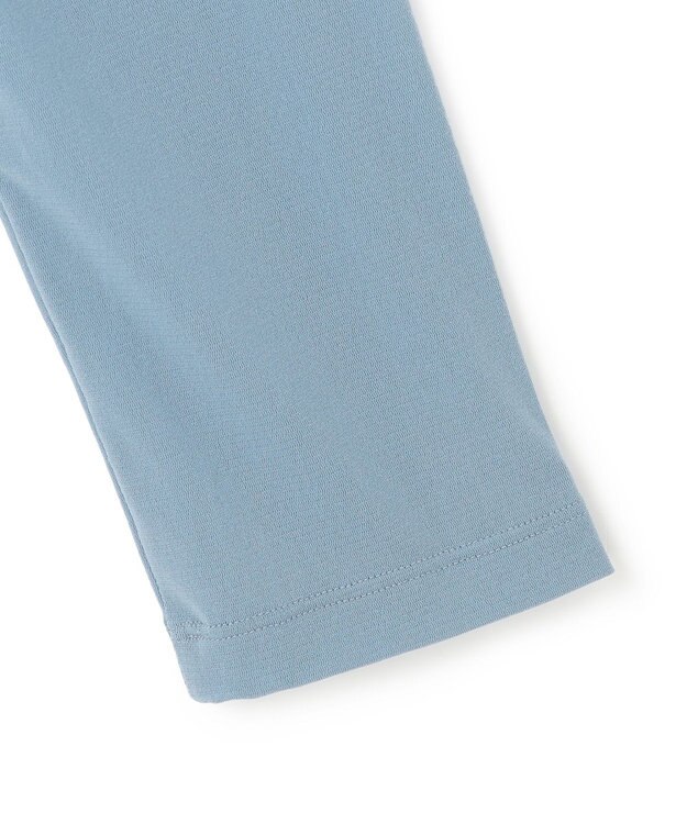 ICB 【洗える】 パウダリーチュール ハイネックトップス ブルーシェイド系