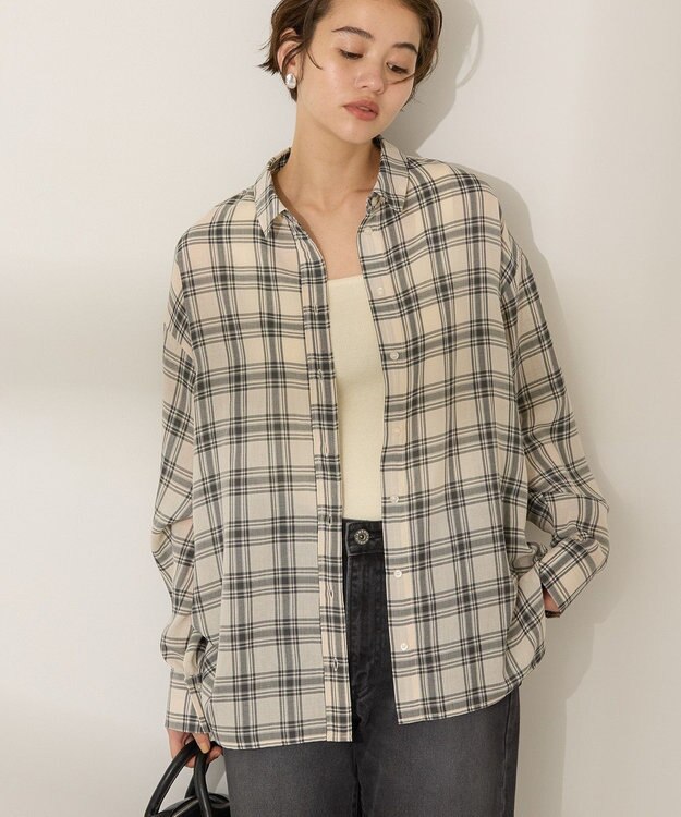 AMERICAN HOLIC シアーボイルレギュラーシャツ Check