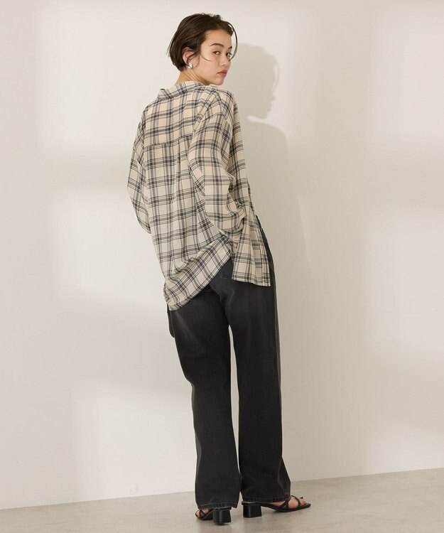 AMERICAN HOLIC シアーボイルレギュラーシャツ Check