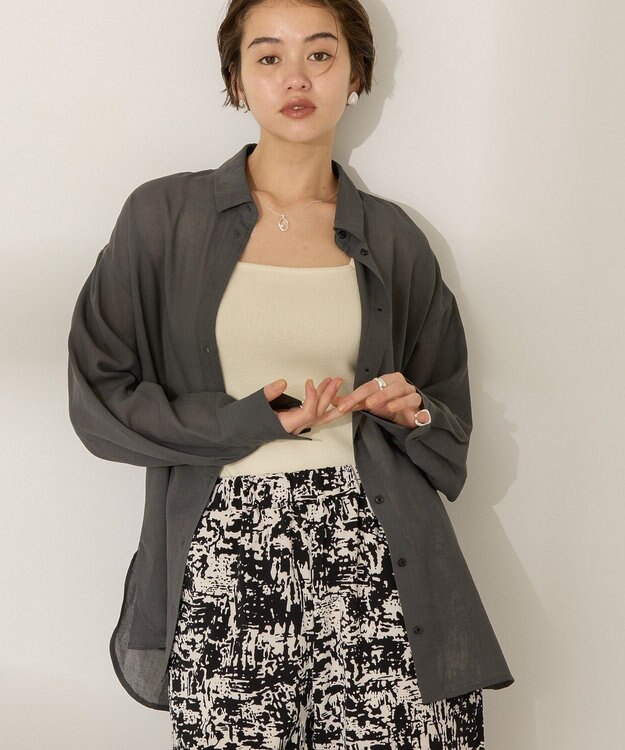 AMERICAN HOLIC シアーボイルレギュラーシャツ Check