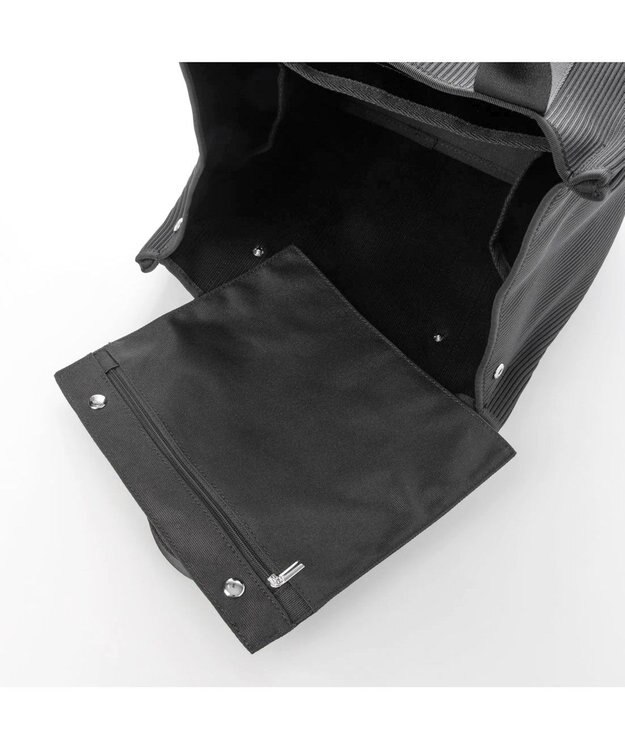 UNBILLION カシュカシュ cachecache / ジャガードニットスクエアビッグトート ブラック