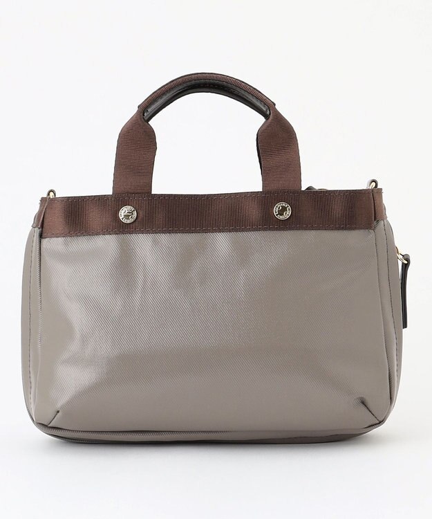 LA BAGAGERIE 【コットン×ポリウレタン】シャイニーミニマムトート グレー