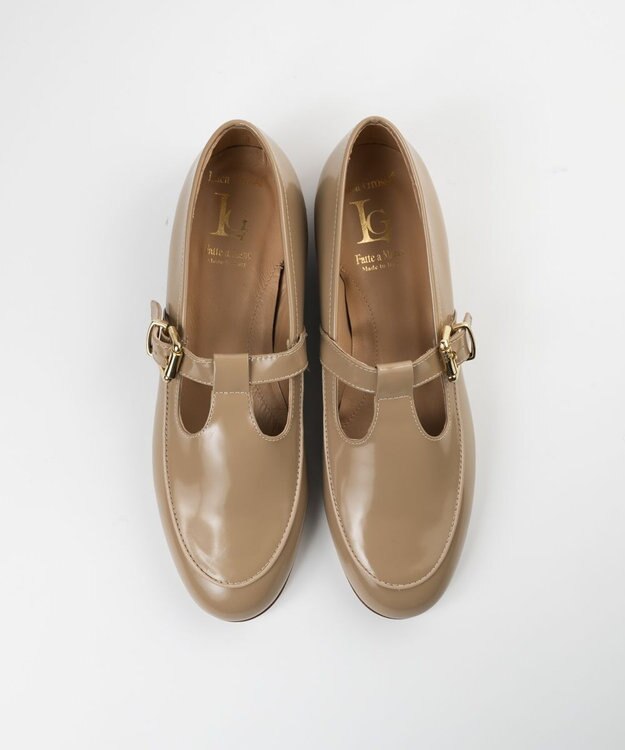 BONTRE 【LucaGrossi/ルカグロッシ】Tストラップシューズ/H891M-US トープ