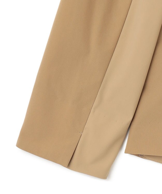 ICB 【接触冷感・UVカット・撥水・洗える】 プルーフ4WAYタフタ ノーカラージャケット コルク系