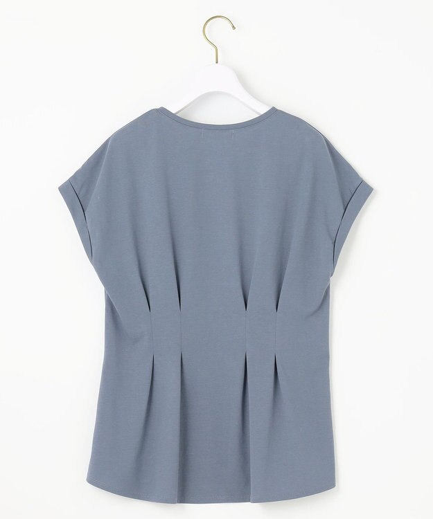 ANY SIS L 【UVケア・接触冷感】汗ジミ防止加工ペプラム カットソー ミントグレー