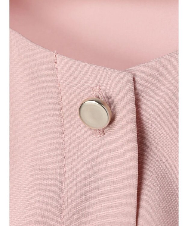 earth music&ecology ペプラムブラウス Pink