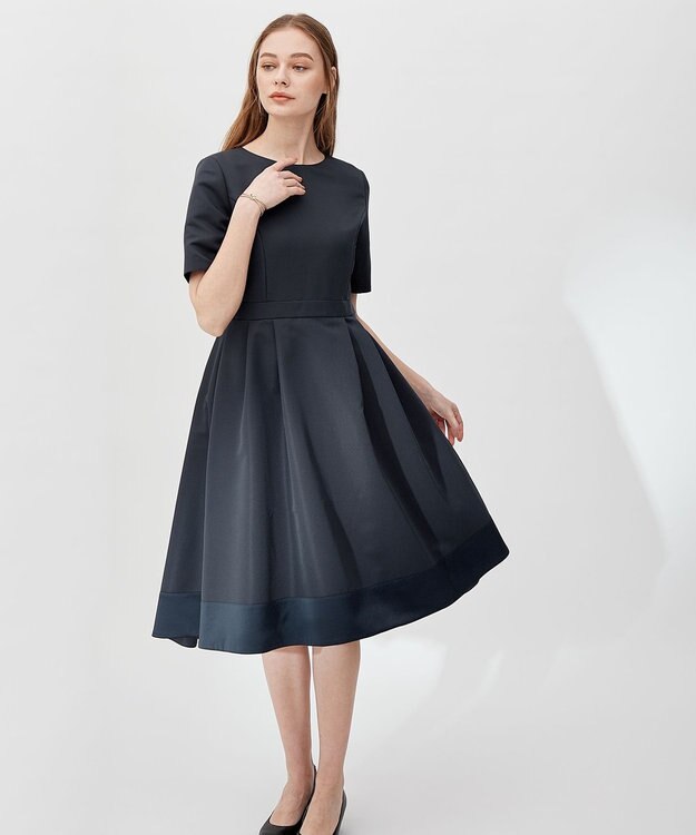 23区 【APPLAUDIR】グログラン ロイヤルドレス ネイビー系