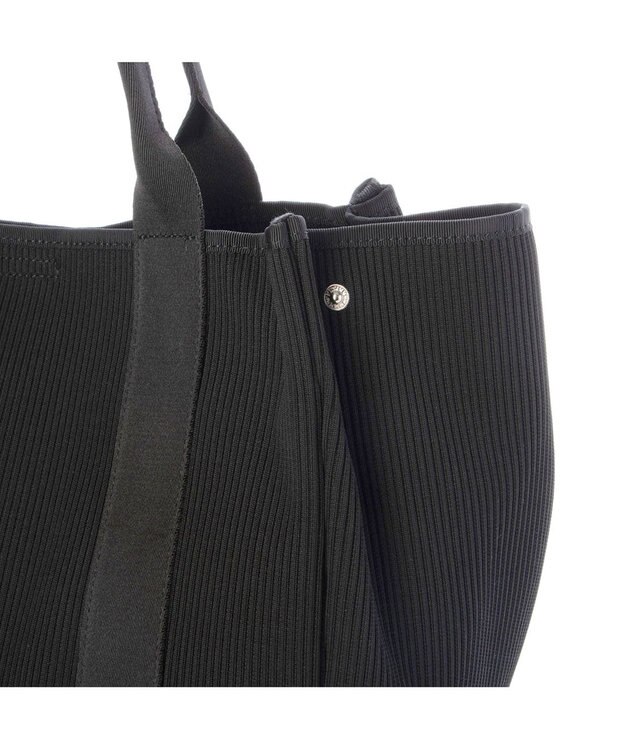 UNBILLION カシュカシュ cachecache / ジャガードニットスクエアビッグトート ブラック