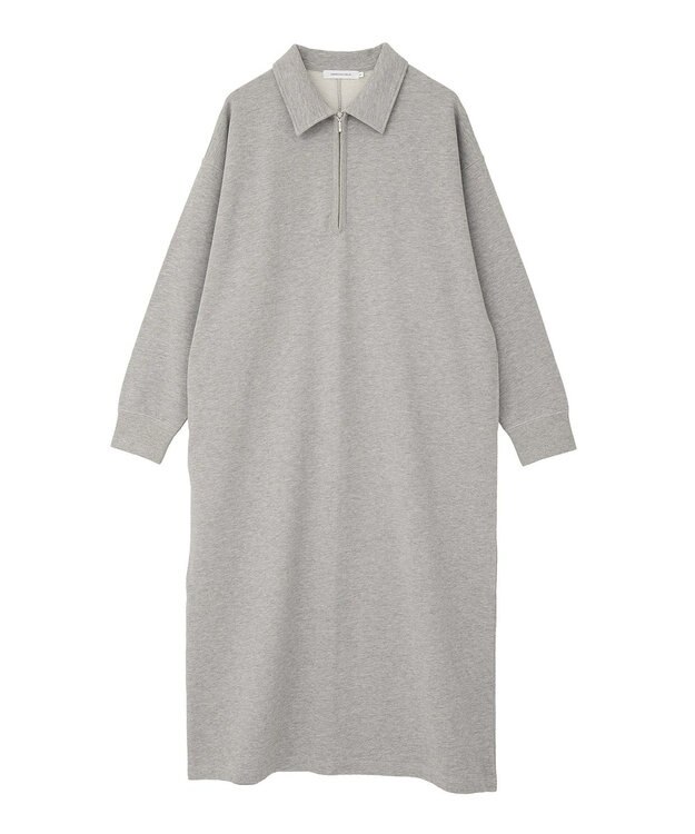 AMERICAN HOLIC 【選べる丈】ハーフZIPワンピース Light Gray Mixture