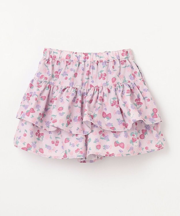 ANY KIDS 【チェリーベリーシリーズ】フルーツ フリル キュロット ピンク系