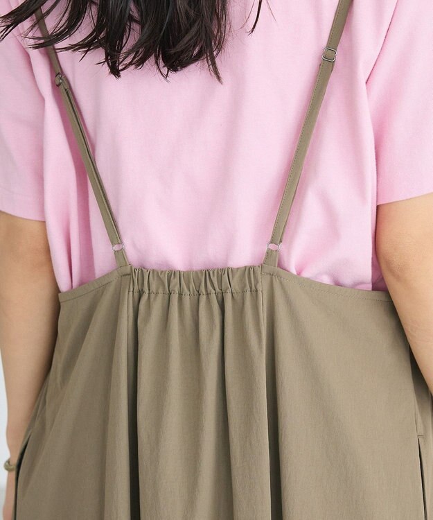 CRAFT STANDARD BOUTIQUE ギャザーデザインキャミワンピース Light Brown