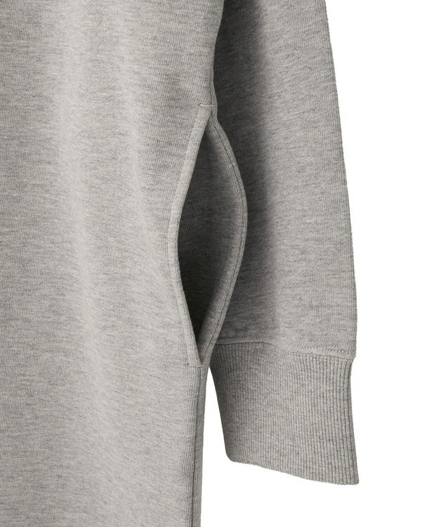 AMERICAN HOLIC 【選べる丈】ハーフZIPワンピース Light Gray Mixture