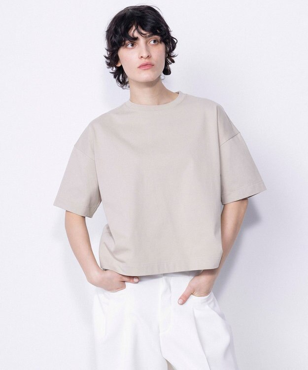 NAVE 【ReNAVE・洗える/接触冷感/UVケア】ファンクションＴシャツ ベージュ系