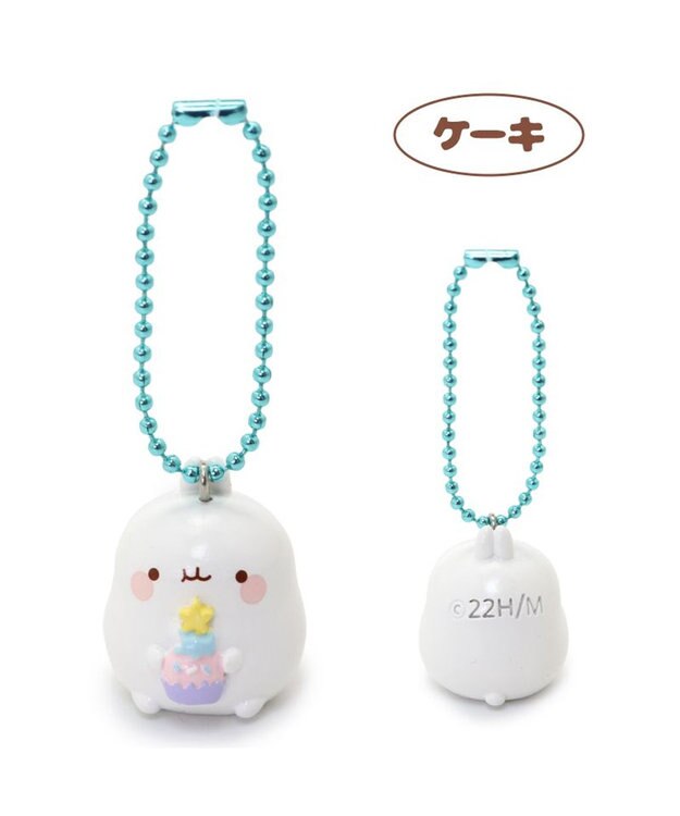 Mother garden 【2/15(日)迄 販売延長! 】マザーガーデン MOLANG モラン お座り ミニキーホルダー 《モラン / リボン / バカンス / ケーキ / ピウピ》単品 ケーキ