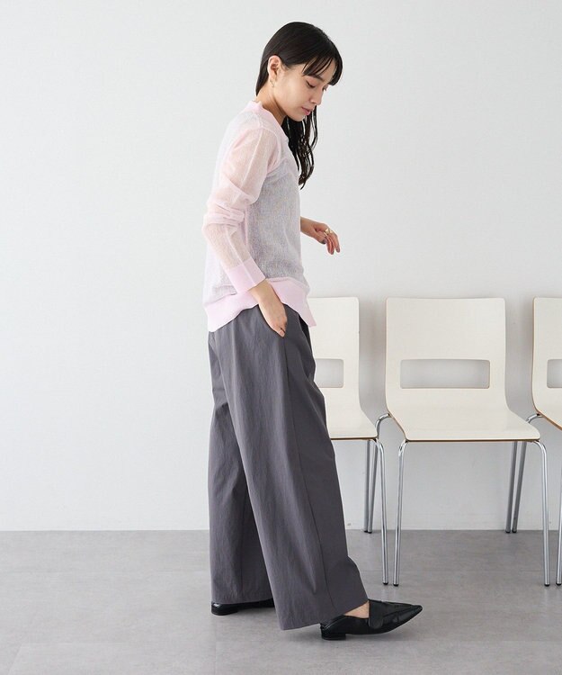 CRAFT STANDARD BOUTIQUE ワイドイージーパンツ Gray