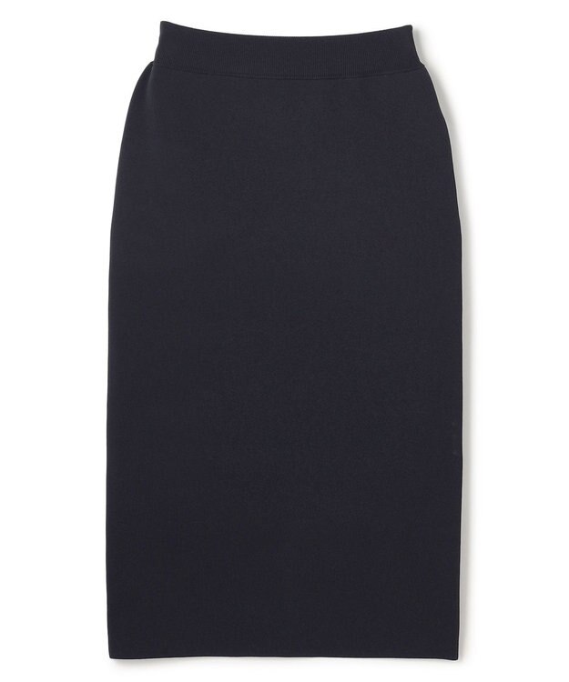 UNFILO BEAUTY FORM KNIT ペプラムセットアップ ネイビー