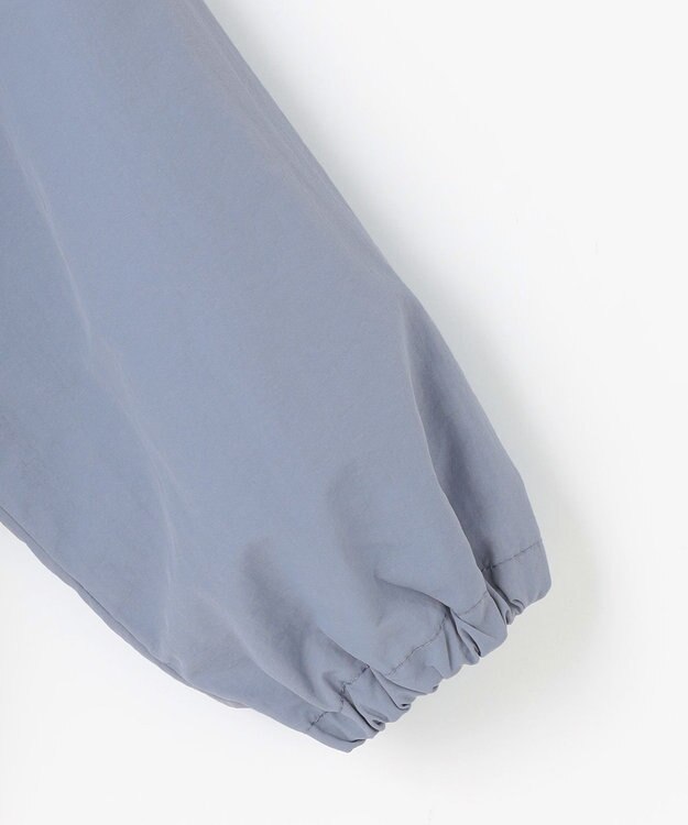 ANY KIDS スタンドカラー ウインドブレーカー ブルー×グレー