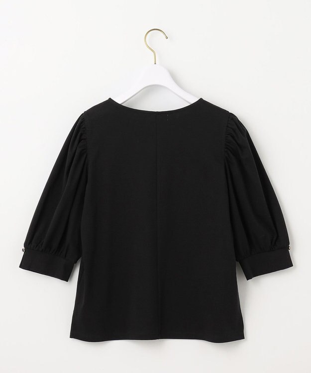 ANY SIS 【接触冷感】美人 ボリュームスリーブ カットソー ブラック