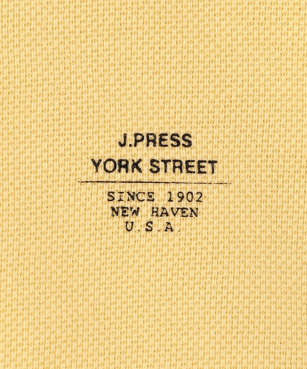 J.PRESS YORK STREET 【UNISEX】ブルドックワッペン カノコ ポロシャツ イエロー系