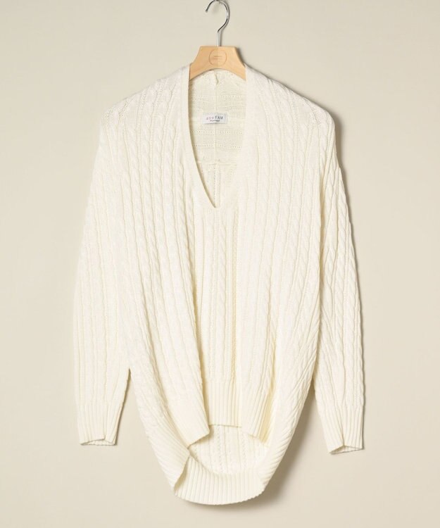 ONWARD Reuse Park 【any FAM】ニット春夏 ホワイト