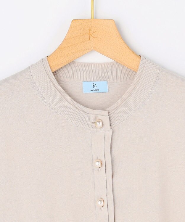 組曲 【先行予約】コットンニット カーディガン アイボリー系