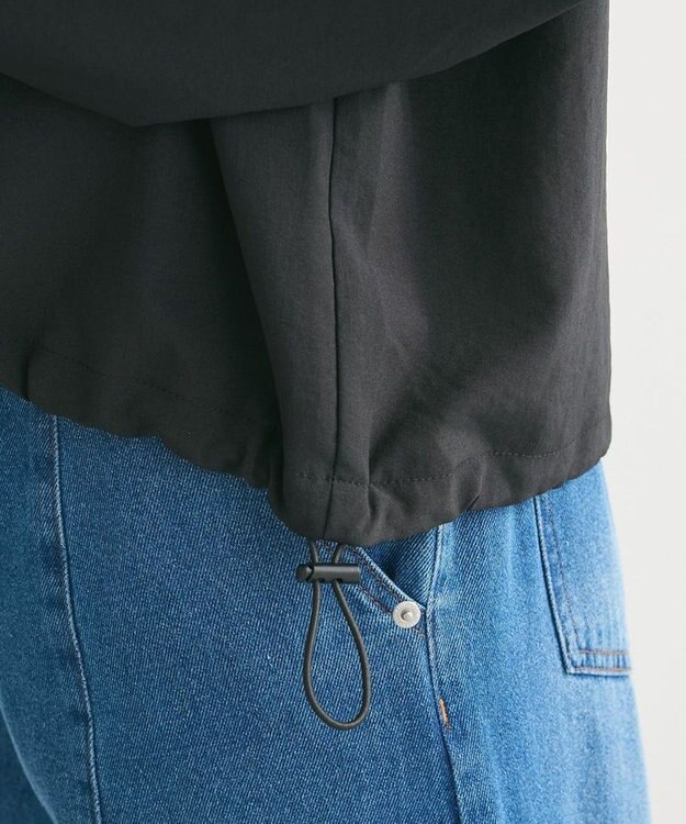 Green Parks ライトＺＩＰシャツブルゾン Black