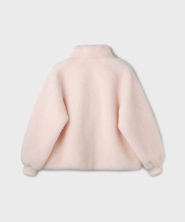 GRACE CONTINENTAL ウールボアスタンドカラージャケット キナリ