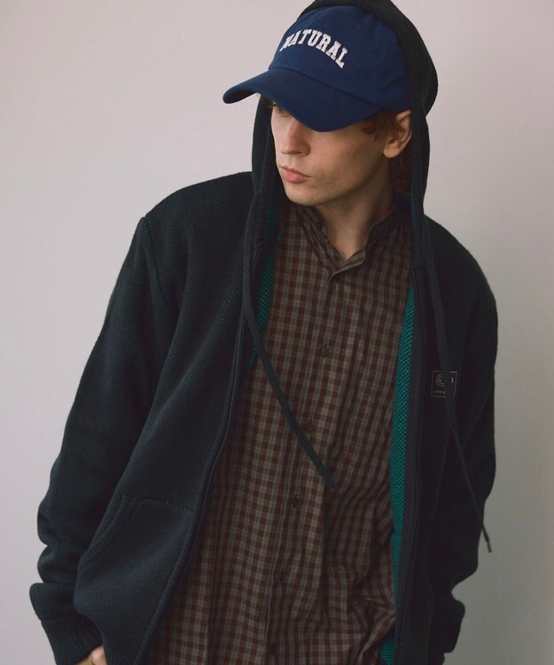 OP／FILA 【ocean pacific】ニットジップパーカー ネイビー