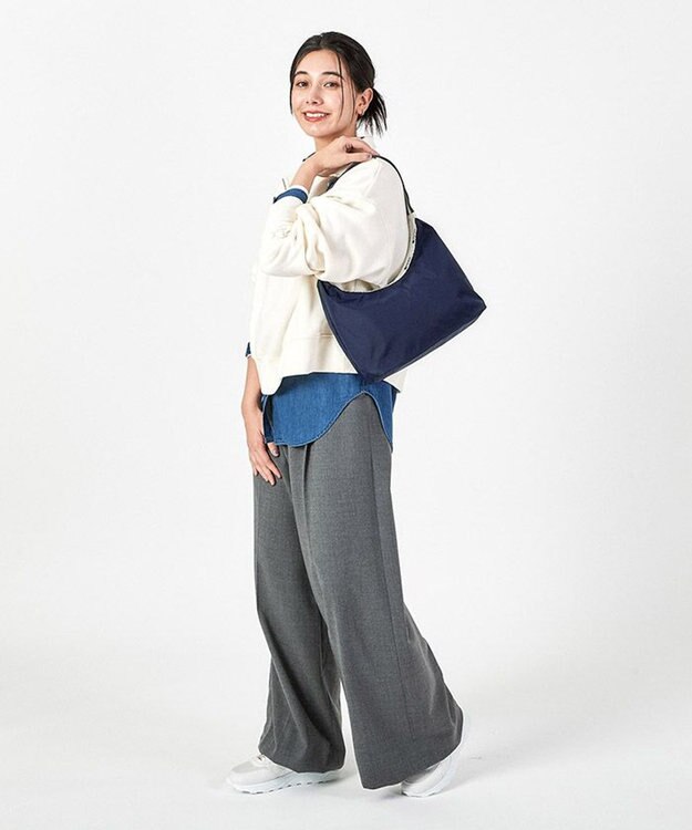 LeSportsac CRESCENT SHOULDER BAG/スペクテイターディープブルー スペクテイターディープブルー